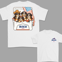 Dogs Beer Tees, 4th Of July T-Shirt Bernese mountain T-shirt, Perfect Beer And Dog T-shirt For Women, For Men