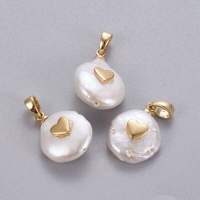 Natural Cultured Freshwater Pearl Pendants