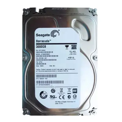 662624-001 HP 3TB 6Gb/s SATA 7200 3.5-inch 64MB Hard Drive