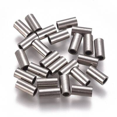 Non-Tarnish 304 Stainless Steel Tube Beads