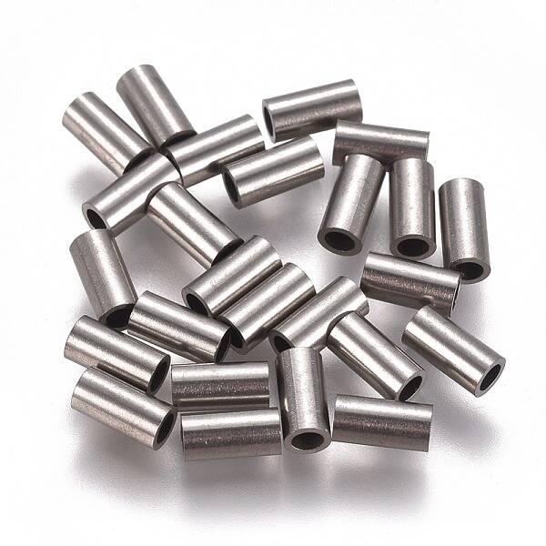 Non-Tarnish 304 Stainless Steel Tube Beads
