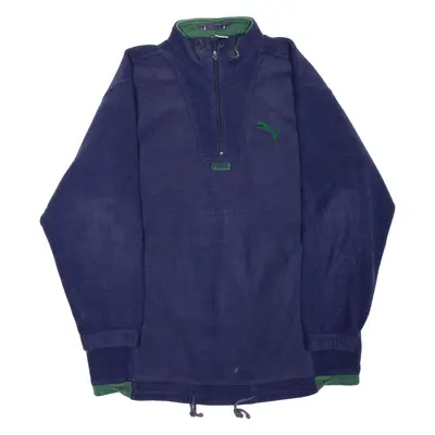 PUMA Mens Fleece Jacket Blue XL