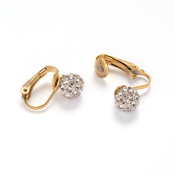304 Stainless Steel Clip-on Earrings