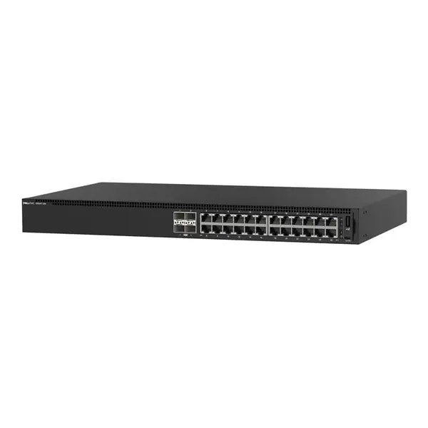 PK7K0 Dell EMC PowerSwitch N1100 Series N1124T-ON 24 x 10/100/1000Base-T RJ-45 and 4 x SFP+ Ports Layer 2 Managed Gigabit Eth...