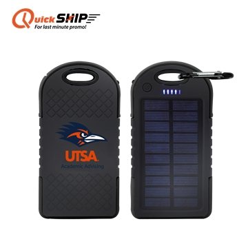 25 Promotional Dunning Solar 4000mAh Power Bank - UL Certified