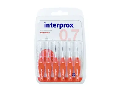 Interprox Interdental Brushes 0.7 Super Micro 2mm x6