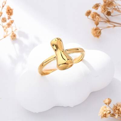 304 Stainless Steel Open Cuff Rings for Women