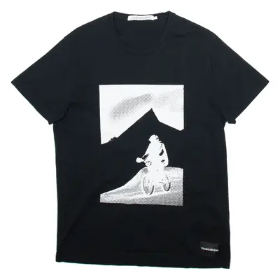 CALVIN KLEIN JEANS Mens T-Shirt Black L