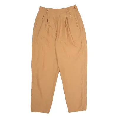 TOGETHER Pleated Womens Trousers Orange Regular Tapered W28 L26