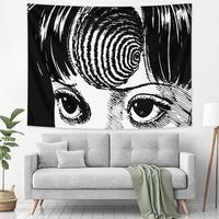 Modern Portrait Pattern Tapestry Room Decor, 1 Count Creative Wall Hanging Room Decor, Wall Decor for Living Room Bedroom, Ho...