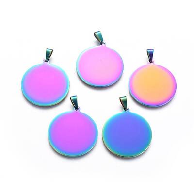 Ion Plating(IP) 304 Stainless Steel Pendants