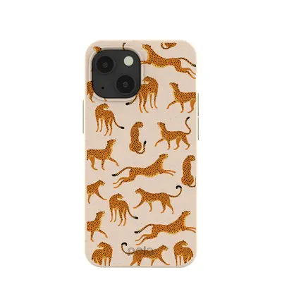 Seashell Wild Cats iPhone 13 Mini Case