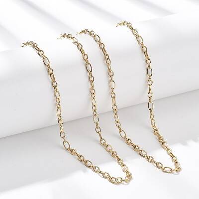 3.5MM 304 Stainless Steel Oval Link Chain Necklaces
