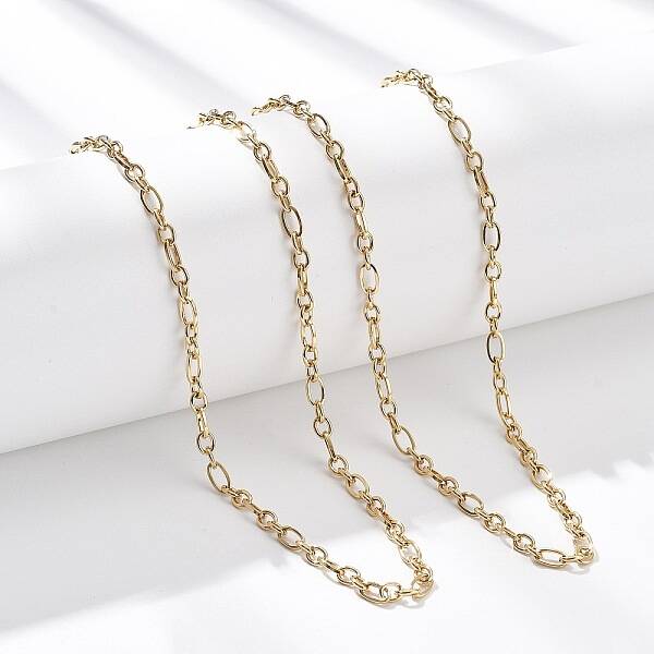3.5MM 304 Stainless Steel Oval Link Chain Necklaces