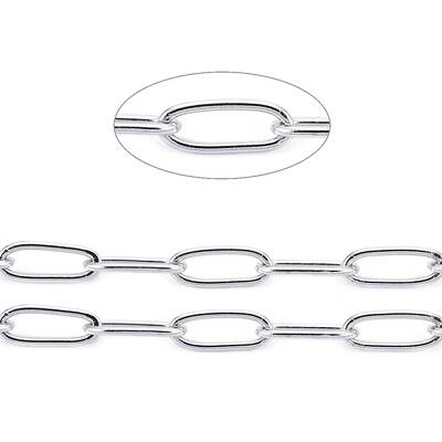 Tarnish Resistant 304 Stainless Steel Paperclip Chains