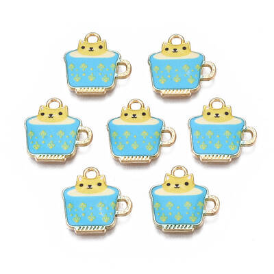 Rack Plating Alloy Enamel Charms