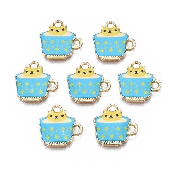 Rack Plating Alloy Enamel Charms