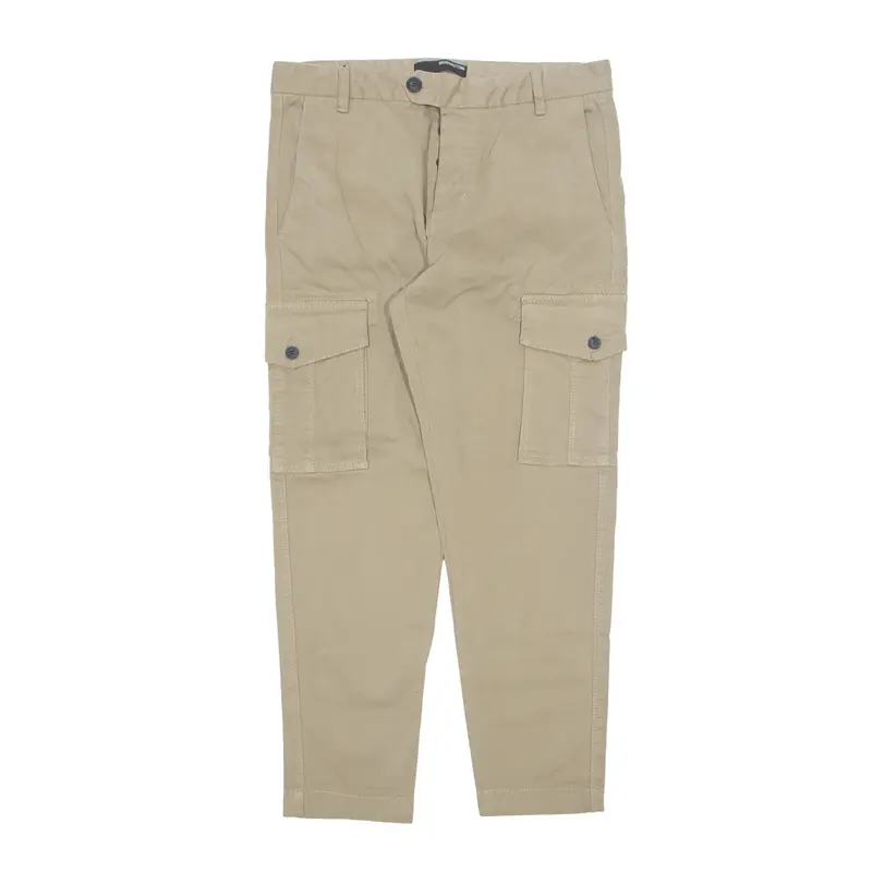 BREAD&BUTTONS Cargo Trousers Green Regular Tapered Womens W30 L26