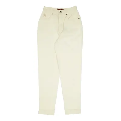 AIGNER Pale Yellow Denim Regular Mom Jeans Womens W23 L28