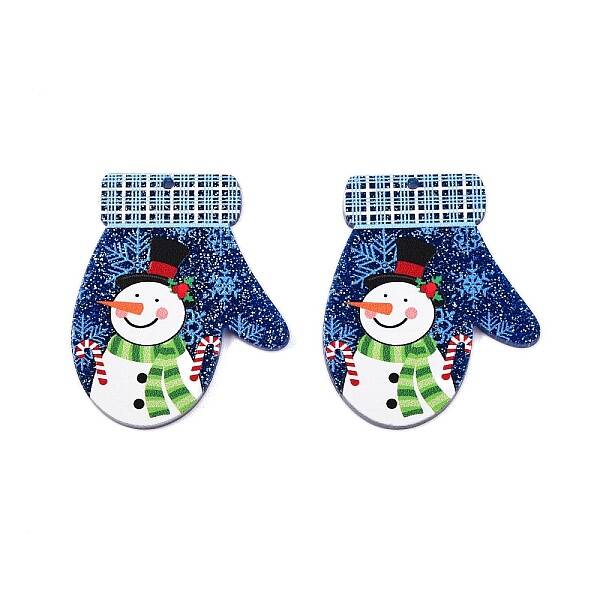Christmas Theme Printing Acrylic Pendants