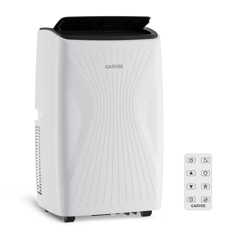 Garvee Portable Air Conditioner, 14000 BTU 5-in-1 Portable AC Unit, Cool Fan & Dry Remote Control Up to 650 Sq ft LED Display