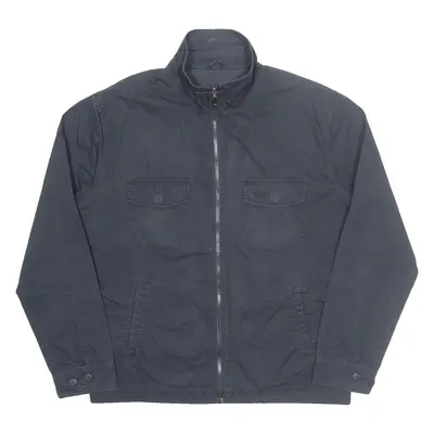 DOCKERS Mens Windbreaker Jacket Blue L