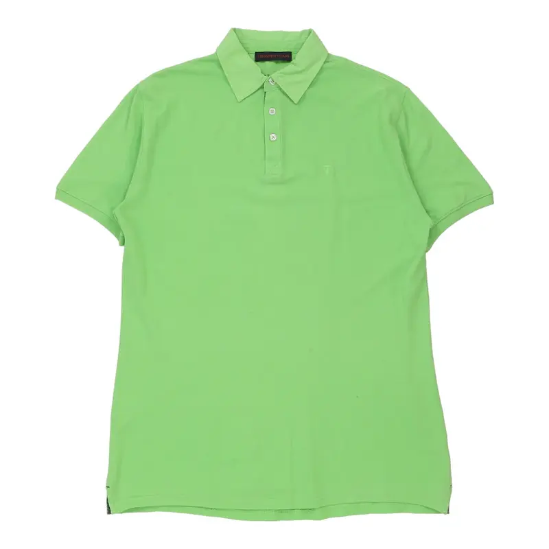 Trussardi Polo Shirt - Large Green Cotton