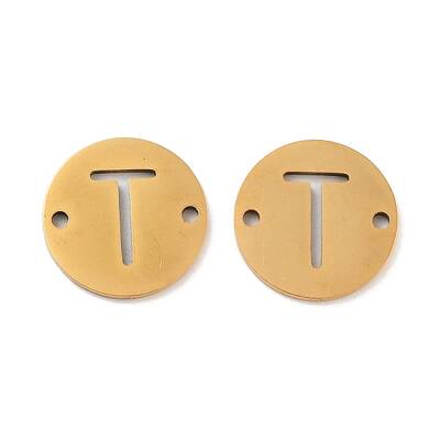 PVD Vacuum Plating 201 Stainless Steel Hollow Flat Round Links