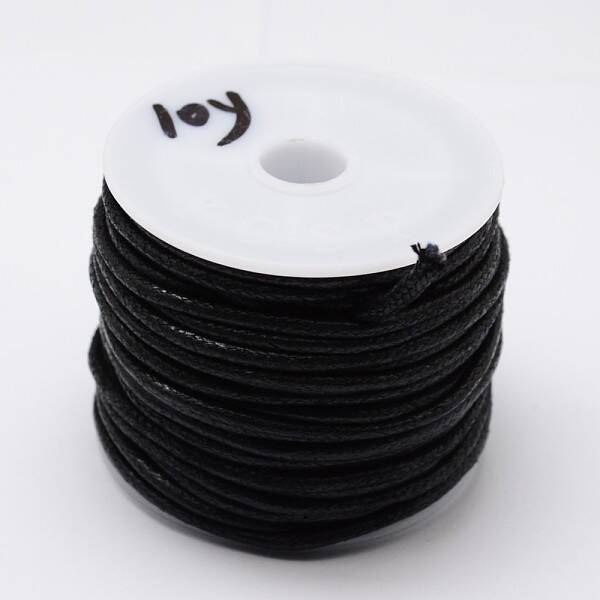Round Braided Waxed Cotton Cords