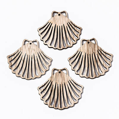 Unfinished Hollow Wood Big Pendants