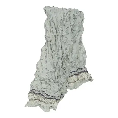 Unbranded Floral Scarf - No Size Grey Polyester