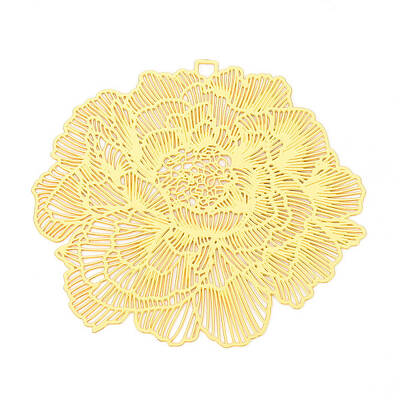 Brass Filigree Big Pendants