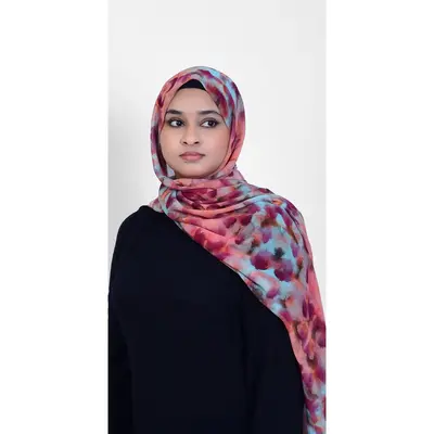 Chiffon Hijab - Sunset Serenade