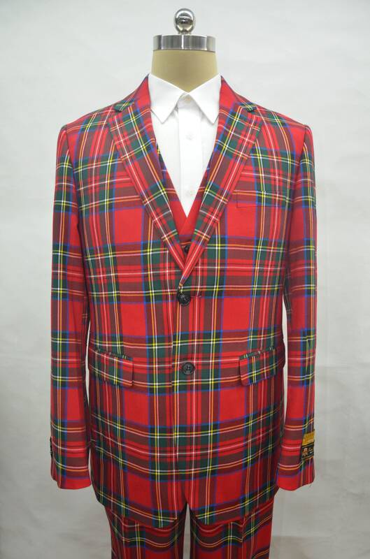 Plaid-235 Red
