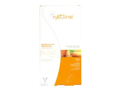 Netline Body Depilatory Wax Strips x20