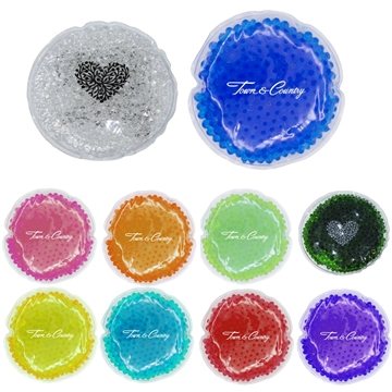 150 Promotional Round GelBead Hot Cold Pack - Non-Toxic & Reusable