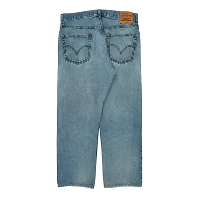 Regular Fit Levis Jeans - 35W 28L Light Wash Cotton