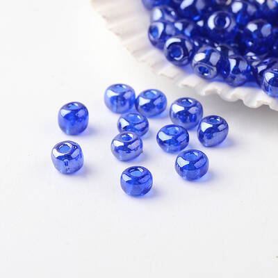 6/0 Grade A Round Glass Seed Beads