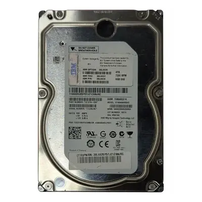 38L6636 IBM 4TB 6Gb/s SAS 7200 3.5-inch 128MB Hard Drive