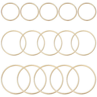 30Pcs 3 Styles Brass Linking Rings