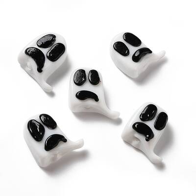 Halloween Theme Handmade Lampwork Beads