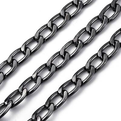 Oxidation Aluminum Cuban Link Chains