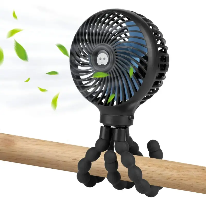 Portable Fan, Handheld Personal Cooling Fan for Summer, USB or Battery Powered Car Seat Mini Fan, Personal Cooling Fan with ...