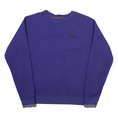 FILA Womens Sweatshirt Purple S