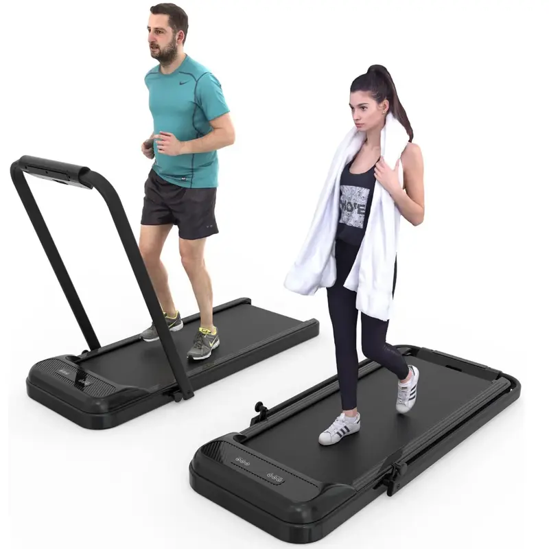 Garvee 2-in-1 Treadmill, [2.25 HP] [0.6-6.2 MPH] for Running Walking, [265 LBS Max] Folding Treadmill, Under Desk Treadmill f...