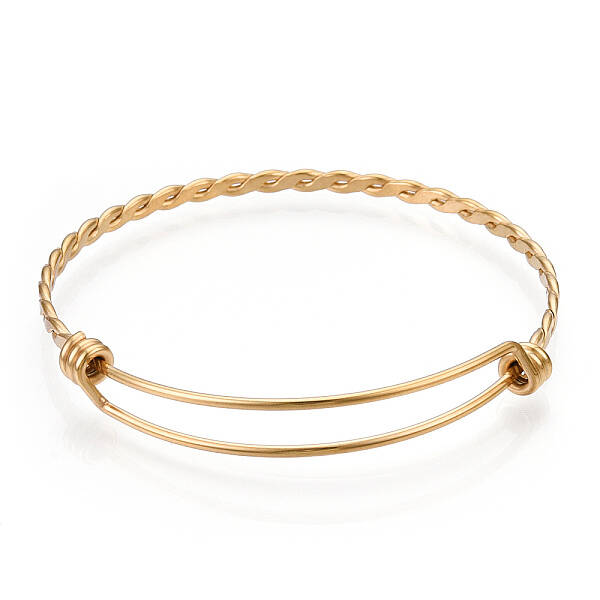 Ion Plating(IP) Adjustable 304 Stainless Steel Expandable Bangle Making
