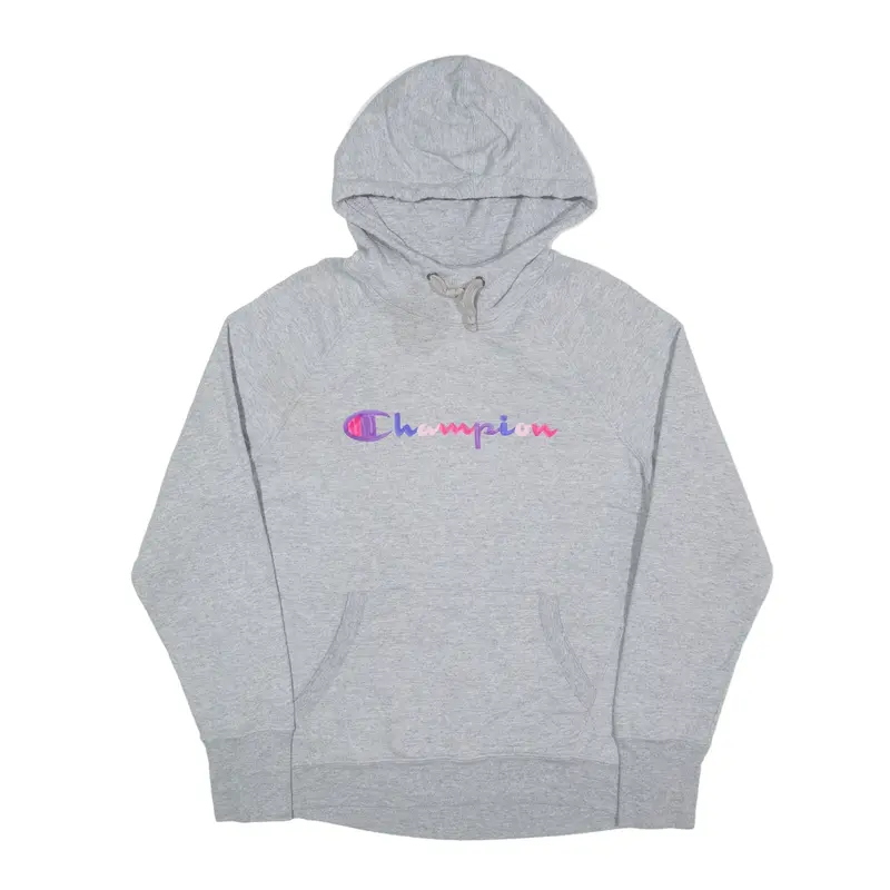 CHAMPION Hoodie Grey Pullover Womens M