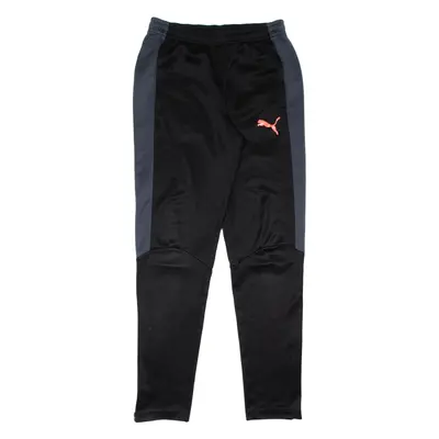 PUMA Mens Track Pants Black Tapered S W28 L30