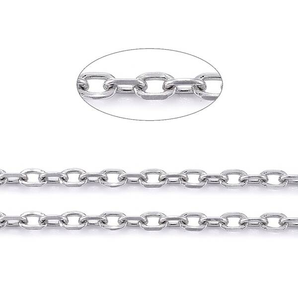 Tarnish Resistant 304 Stainless Steel Cable Chains