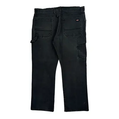 Dickies Carpenter Jeans - 38W 29L Black Cotton Blend
